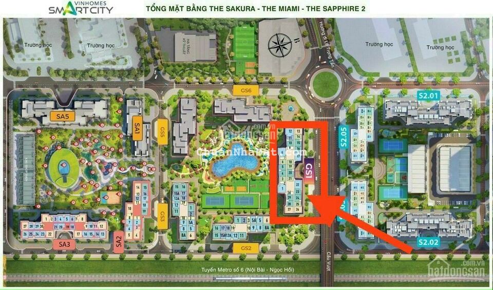 Duy nhất Căn shop mặt sảnh dự án Vinhomes Smart City-Tòa 1200 căn hộ-Nối sang Lê Trong Tấn