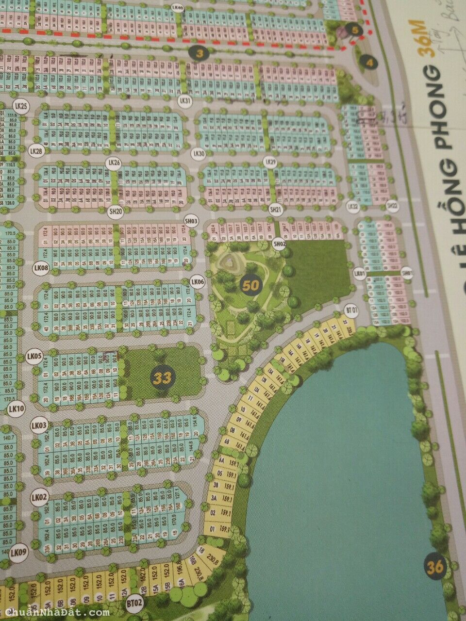 Bán lô LK mặt tiền sổ đỏ tại TMS Đầm Cói Vĩnh Yên. Giá 2ty1