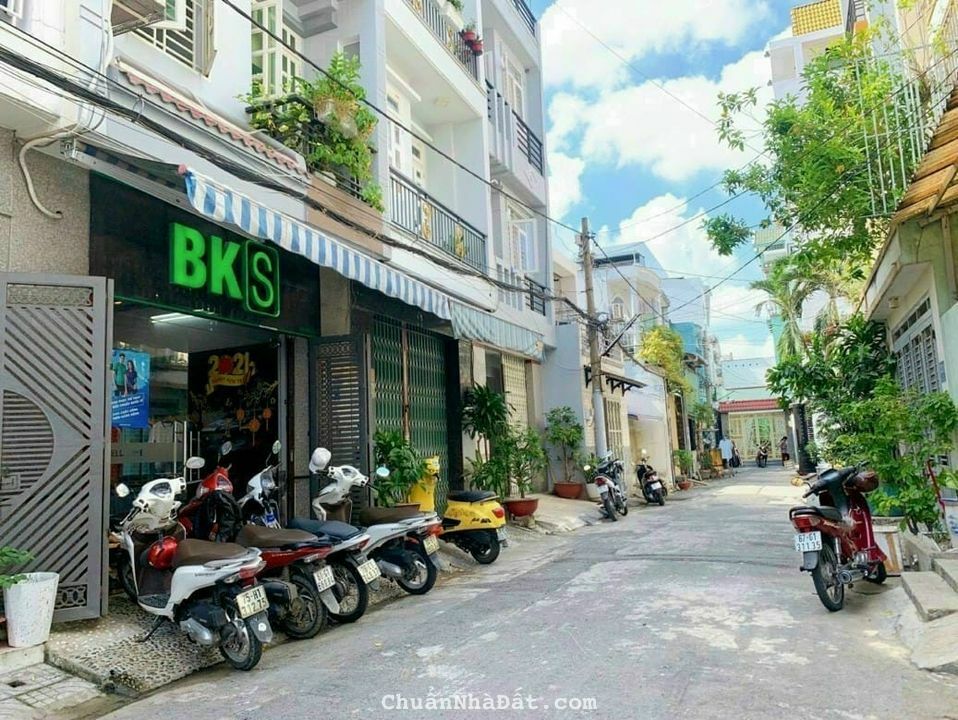 Hẻm 6m đường Gò Dầu, Q. Tân Phú - Diện tích: 4.5x12m - Đúc 1 trệt 2 lầu sân thượng.  - 6.5 TỶ