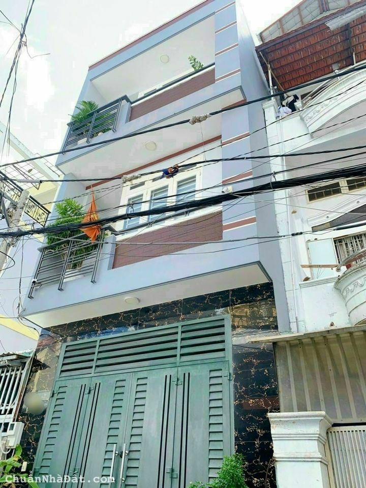 Hẻm 6m đường Gò Dầu, Q. Tân Phú - Diện tích: 4.5x12m - Đúc 1 trệt 2 lầu sân thượng.  - 6.5 TỶ