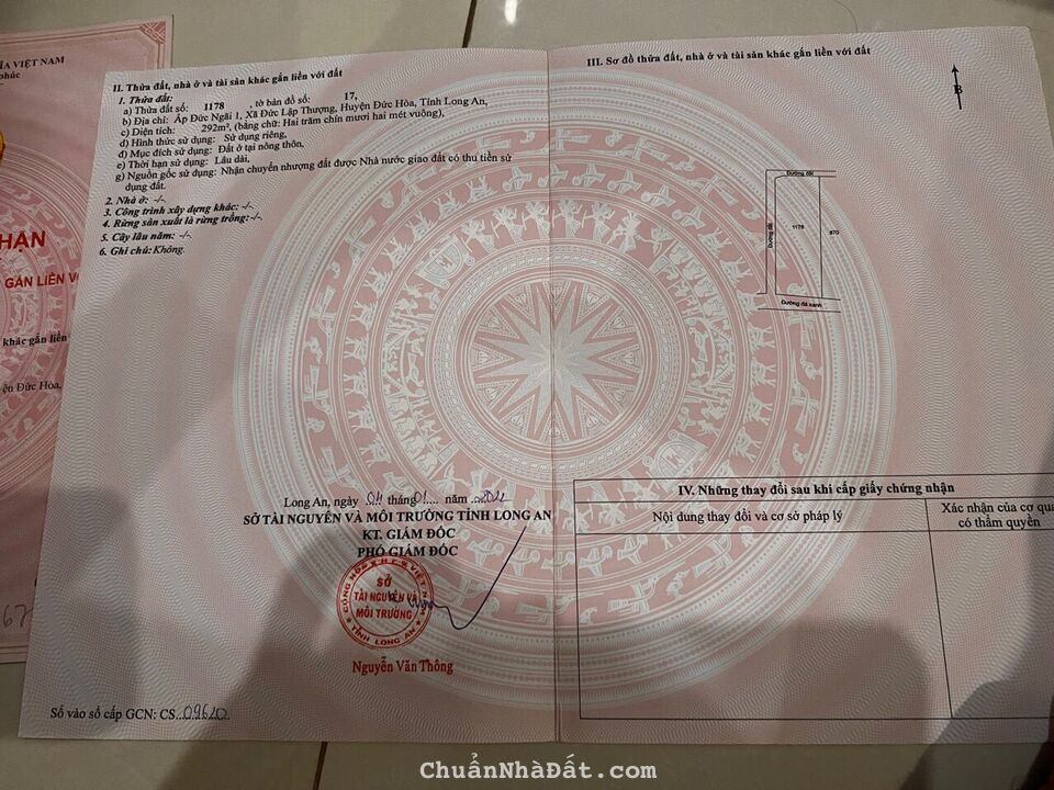 BÁN GẤP NỀN ĐẤT 292M2 ĐỨC NGÃI 1, ĐỨC LẬP THƯỢNG, ĐỨC HÒA, LONG AN 2TY4-0901907148 BÁN GẤP NỀN ĐẤT 292M2 ĐỨC NGÃI 1, ĐỨC LẬP THƯỢNG, ĐỨC HÒA, LONG AN 2TY4-0901907148