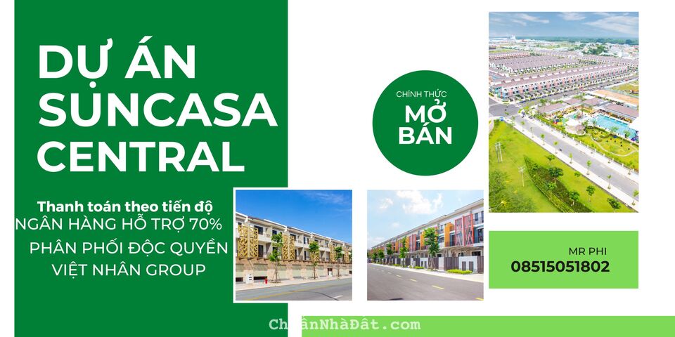 Chính thức bán giá F0 từ CĐT Visip- Suncasa Central đẳng cấp - hiện đại- văn minh