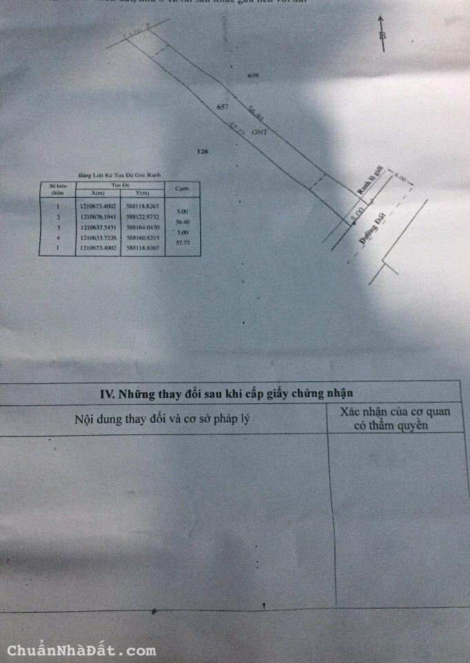 Bán đất ở thổ cư 281.7m² đường nhựa , Xã Tân Phú Trung, Củ Chi, giá 2.75ty