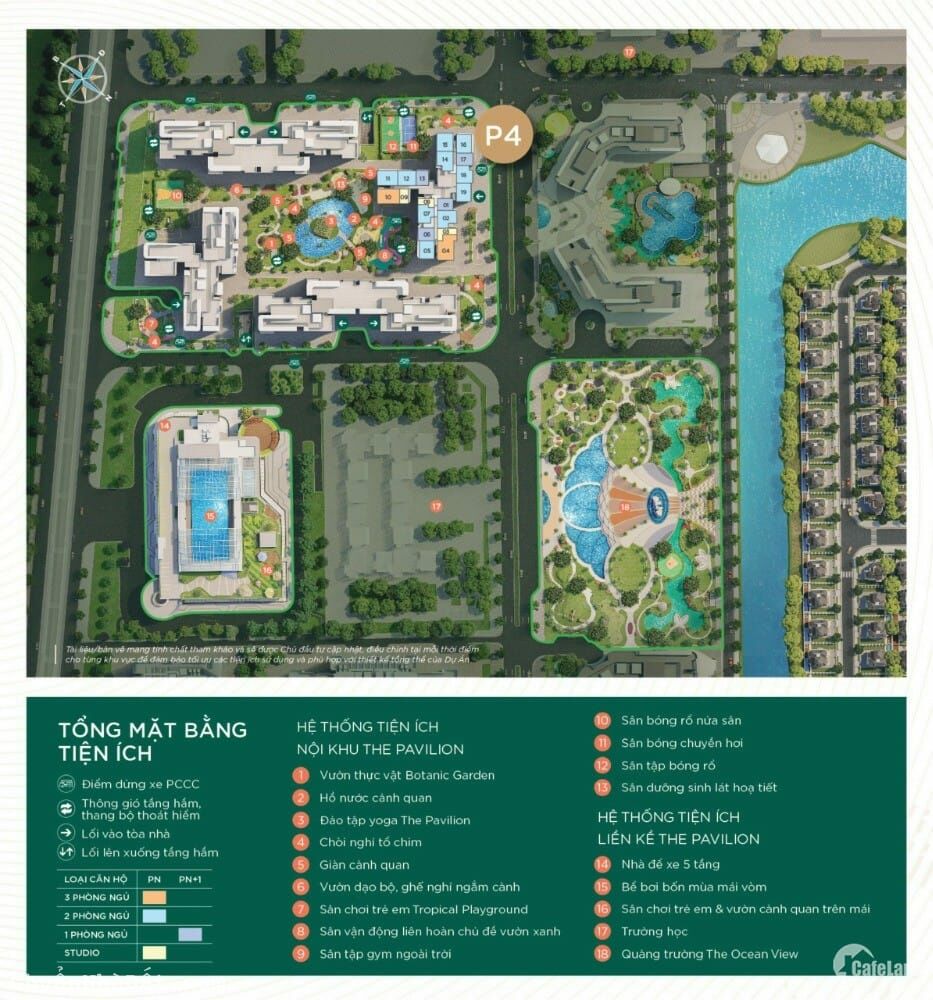 Chính chủ nhà em cần nhượng lại căn studio tòa Pavilion 4 - Vin Ocean giá gốc