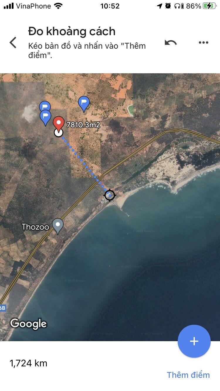 Bán cụm đất Chợ Lầu mặt tiền đường điện gió, cách biển 2.5km