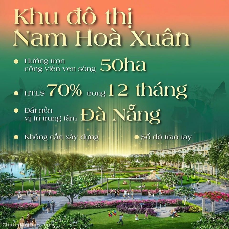 Đất nền khu Đầm Sen Nam Hoà Xuân TP Đà Nẵng ,giá từ 1,5 tỷ