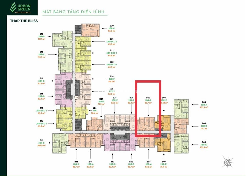 Cần bán căn hộ urban green mặt tiền ql13 đối diện vạn phúc