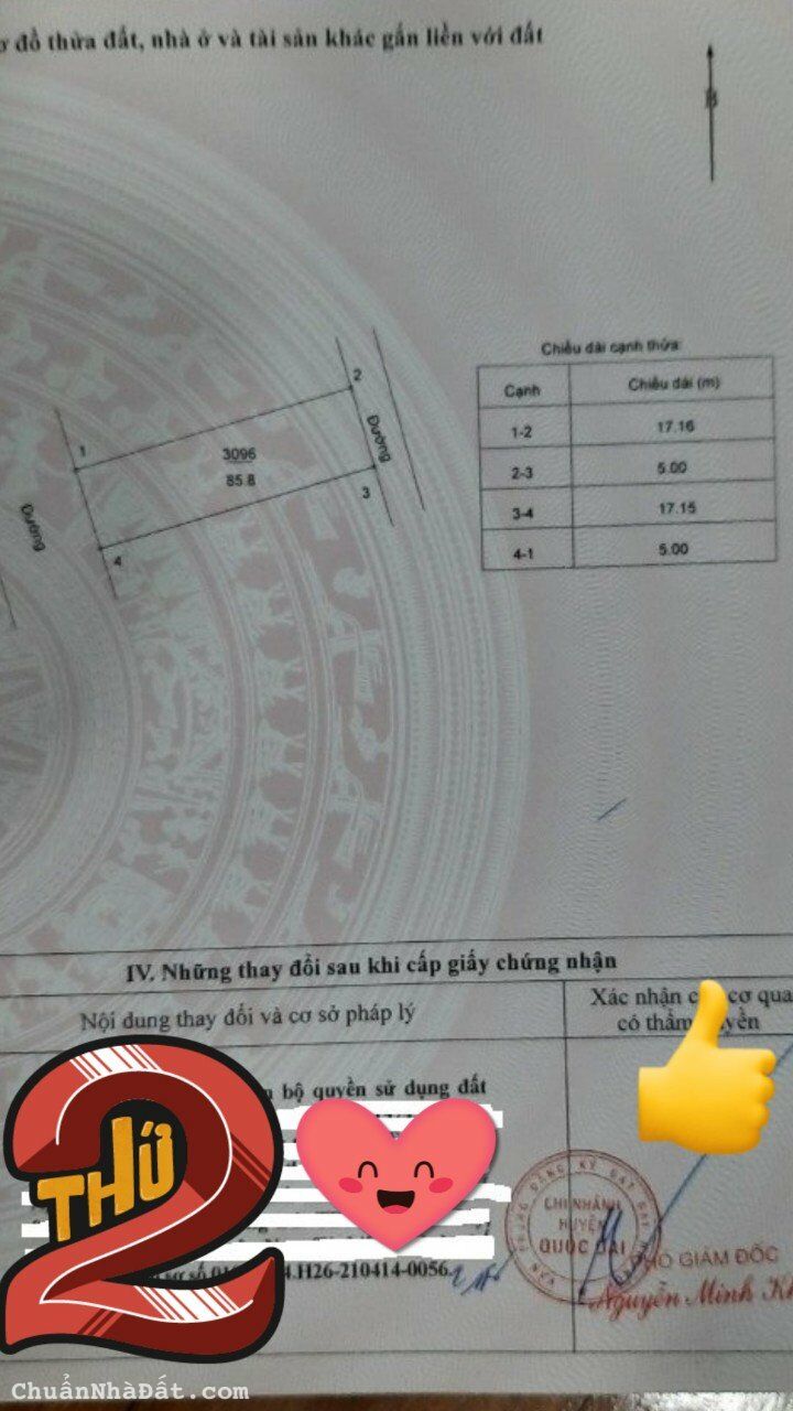 Bán Đất Ngọc Liệp - Quốc Oai - Hà Nội