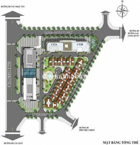 Bán biệt thự dự án Residence Võ Chí Công, Tây hồ. HN giá 200tr/m2