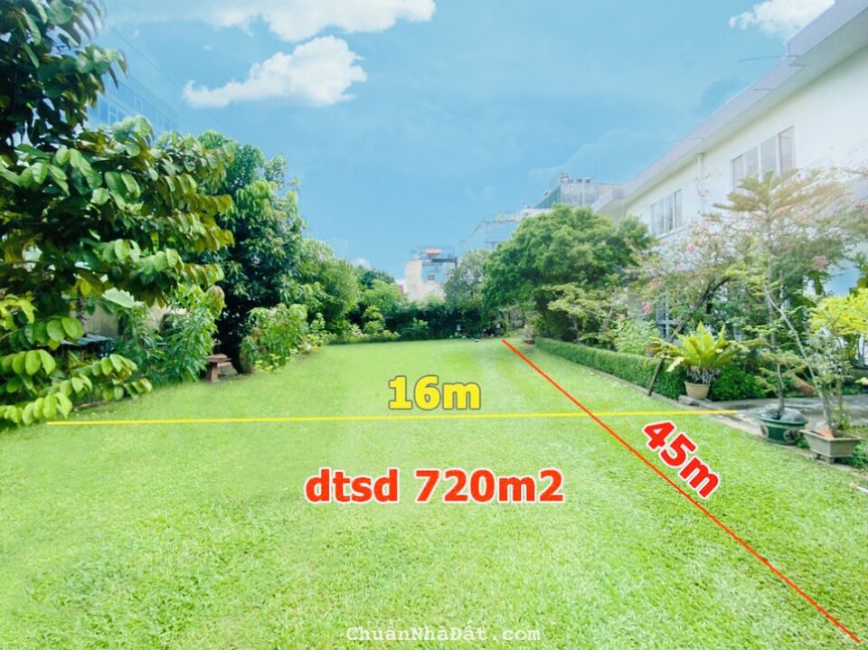 Cho thuê 720 m²  đất trống đối diện chợ Trần Hữu Trang, P10, Phú Nhuận.