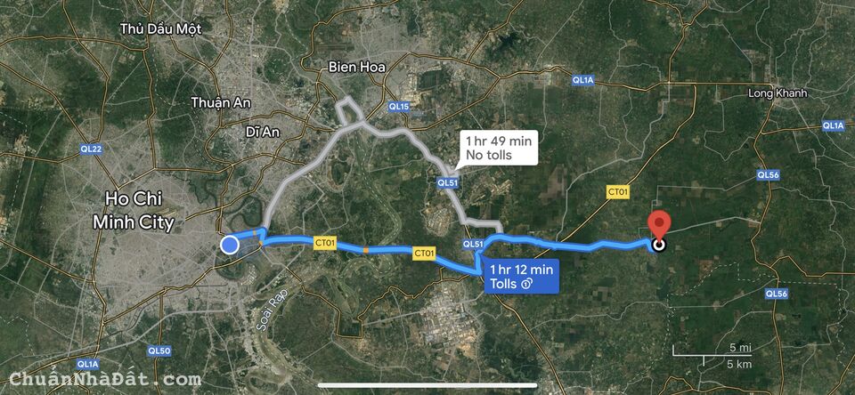 Đất sổ đỏ 435m2 sẵn 100m2 thổ cư cách khu công nghiệp sân bay Long Thành 170m - 1.9 tỷ (chính chủ)