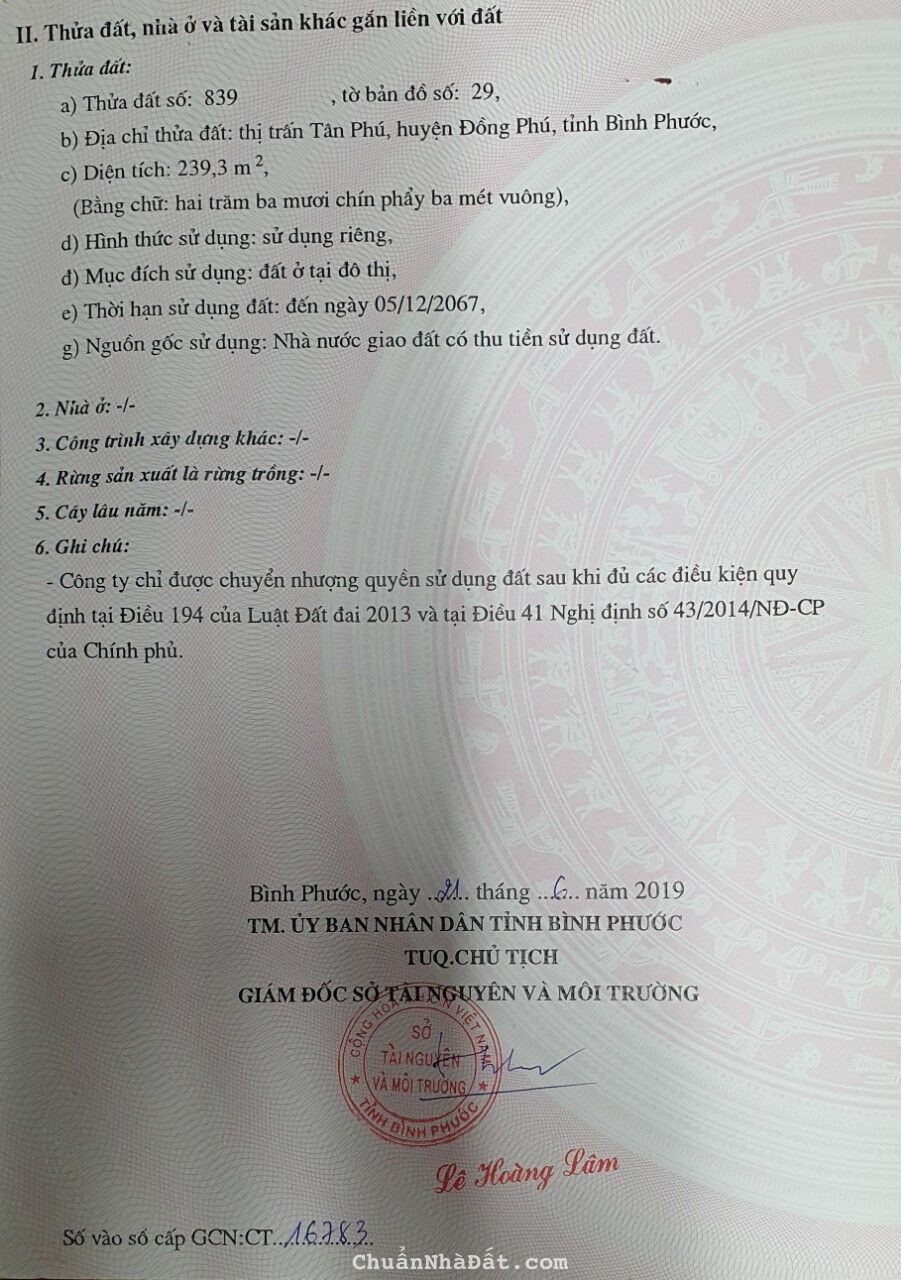 Lô góc 2 mặt tiền D2 trung tâm hành chính huyện đồng phú