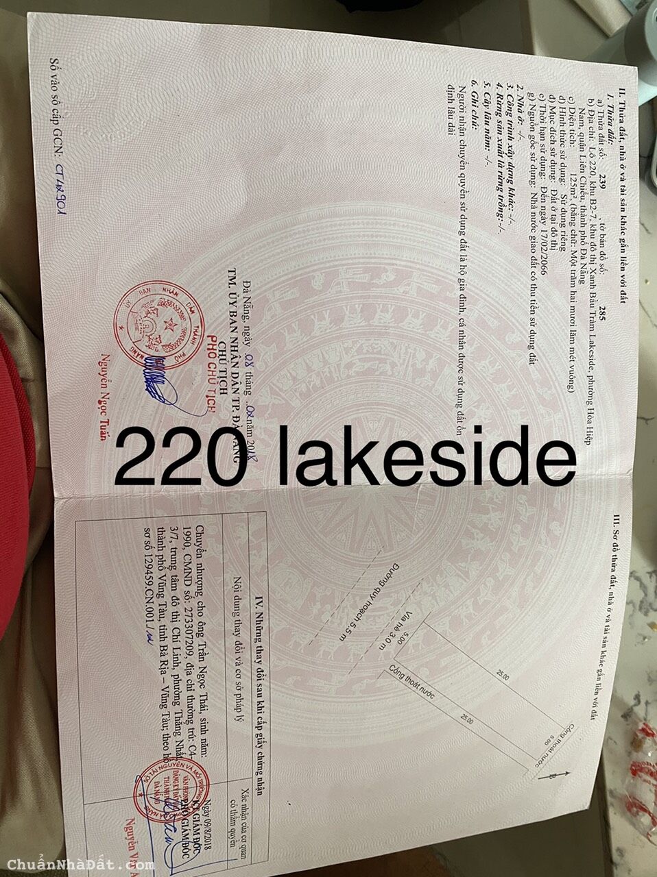 Chào bán lô đất đẹp" không tỳ vêt" tại kdt LAKESIDE Liên Chiểu- ĐN. giá chỉ hơn 19tr/m2 Chào bán lô đất đẹp" không tỳ vêt" tại kdt LAKESIDE Liên Chiểu- ĐN. giá chỉ hơn 19tr/m2