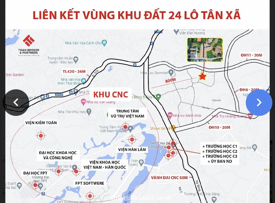 Bán đất nền giá rẻ cực sốc khu vực TÂN XÃ-THẠCH THẤT 