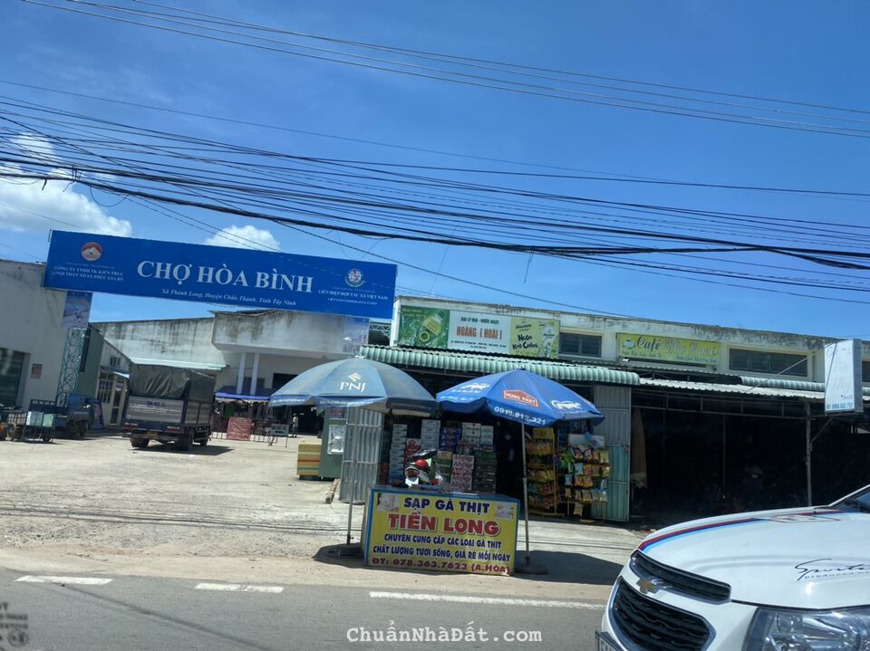 Bán gấp lô trong sau chợ Hoà Bình ĐT 781, Châu Thành