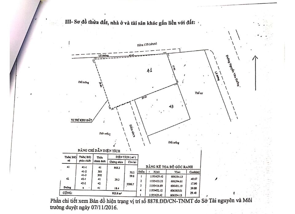 Bán đất khu Kim Sơn, 2 mặt tiền Nguyễn Văn Hưởng, 923m2 thổ cư, sổ hồng Bán đất khu Kim Sơn, 2 mặt tiền Nguyễn Văn Hưởng, 923m2 thổ cư, sổ hồng