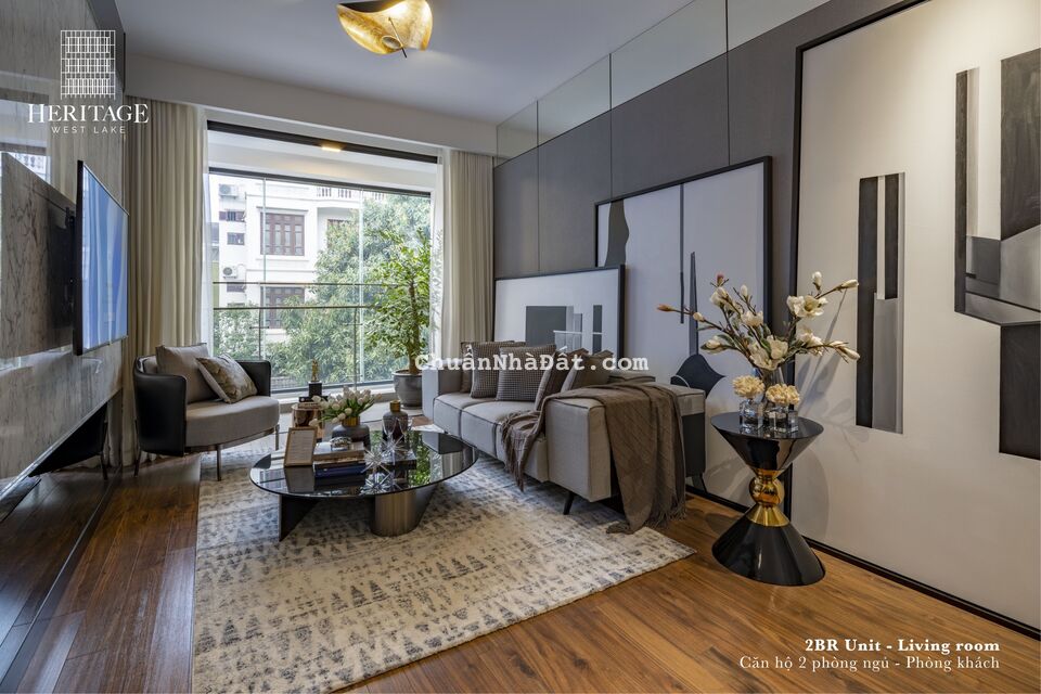 Bán căn 3PN 145m2 view công viên tại Heritage Westlake - 677 Lạc Long Quân, Tây Hồ