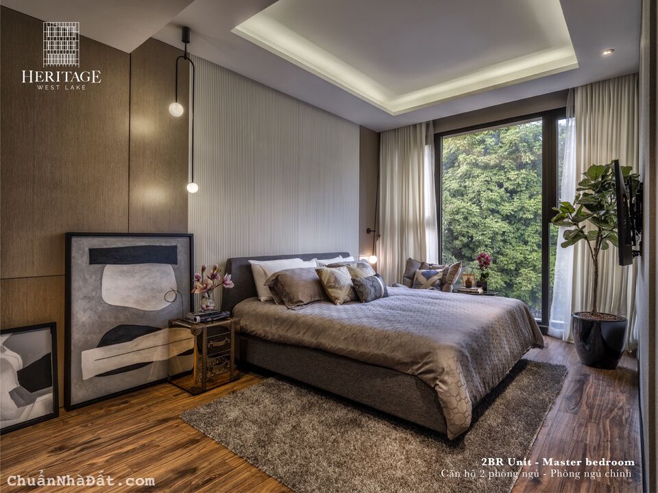 Chiết khấu 4% khi mua căn hộ 2pn 92m Heritage Westlake - 677 Lạc Long Quân giá chỉ còn 8.3 tỷ