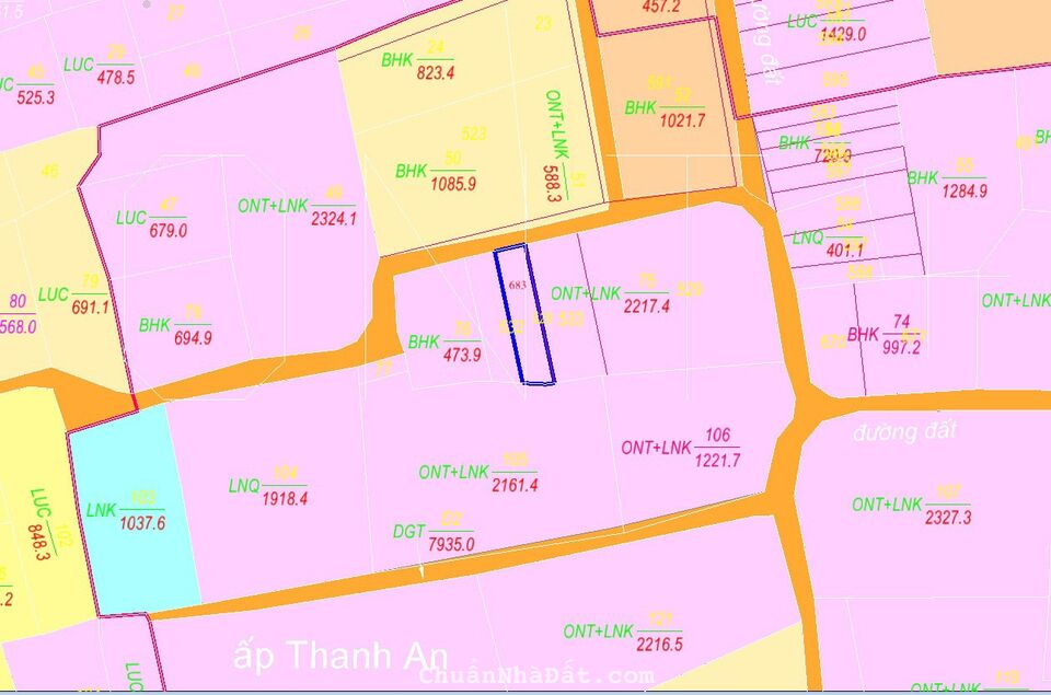 Lô đất đẹp 7x31 ngay thị trấn Châu Thành