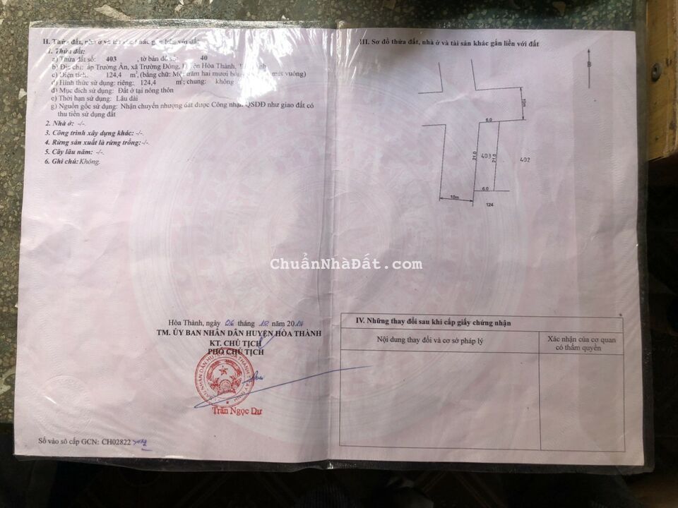 Cần ra đi lô góc 2 mặt tiền ngang 6m rất đẹp, đường ô tô 10m