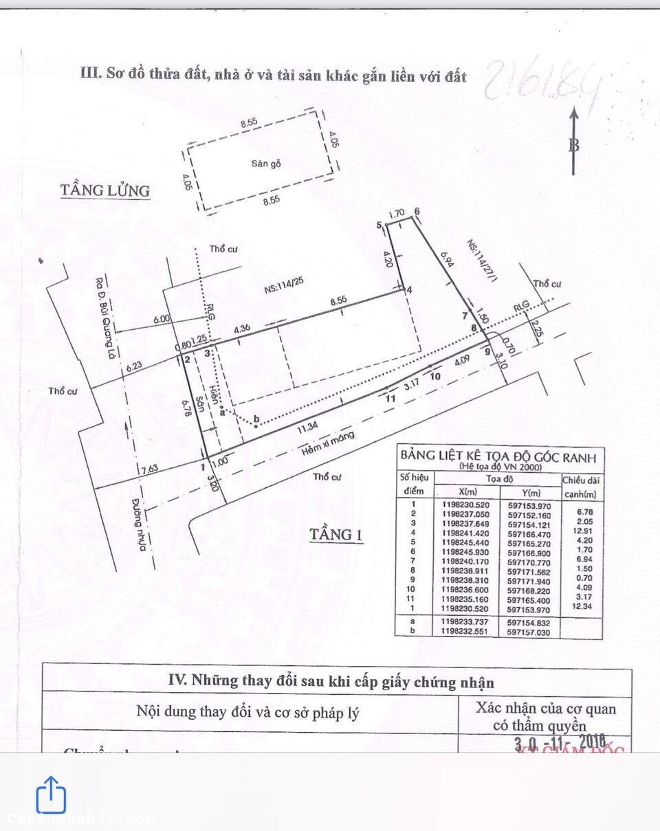 Bán nhà góc hai mặt tiền HXH đường Bùi Quang Là