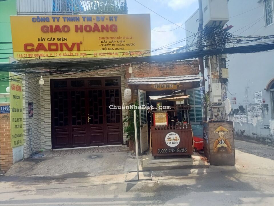 Bán nhà góc hai mặt tiền HXH đường Bùi Quang Là