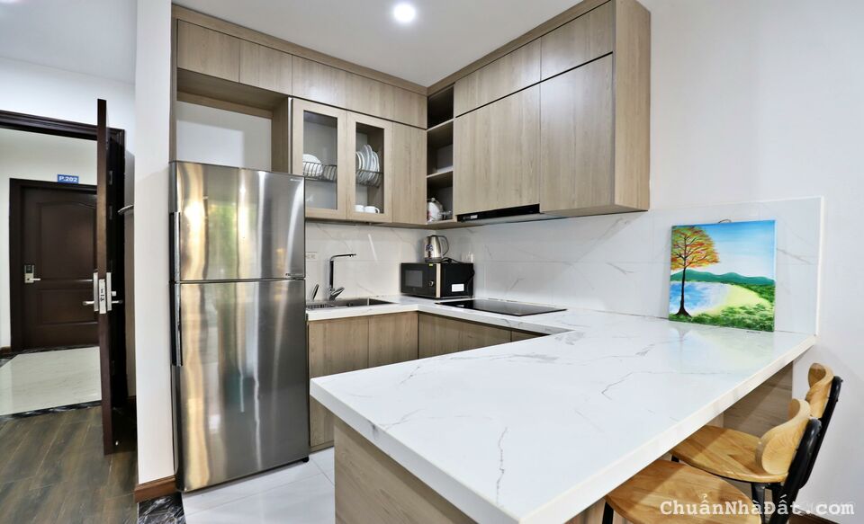 Cho thuê căn hộ Đ. Tô Ngọc Vân, DT 50m2, 1 phòng ngủ, đầy đủ nội thất. Giá 10tr