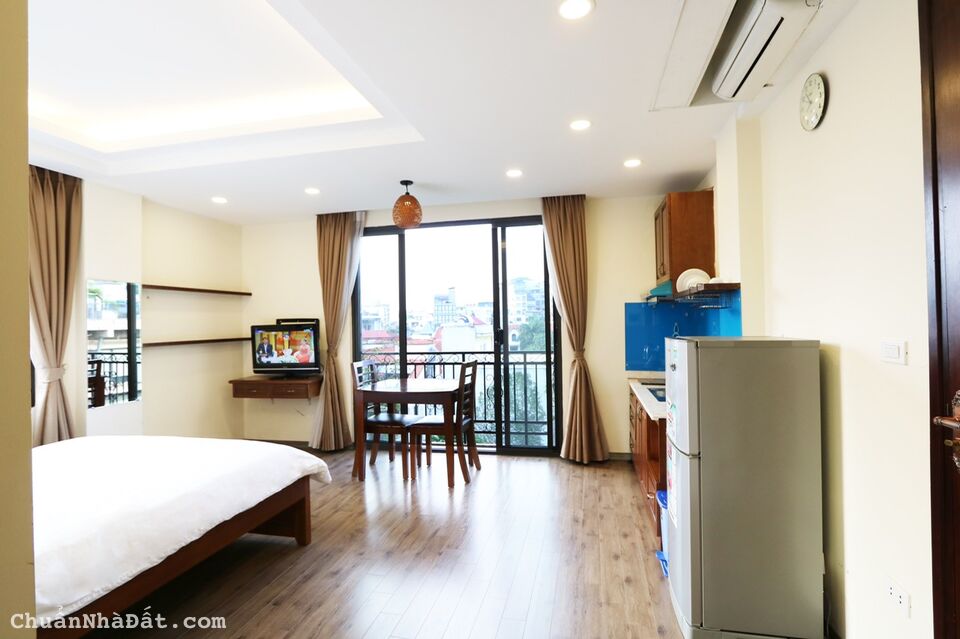 Cho thuê căn hộ Đ. Tây Hồ, DT 40m2, 1 phòng ngủ, đầy đủ nội thất. Giá 6.5 triệu