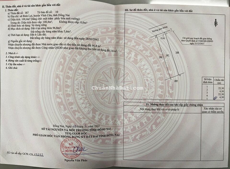 Bán đất tại vị trí vàng nối từ Đồng nai sang Bình dương