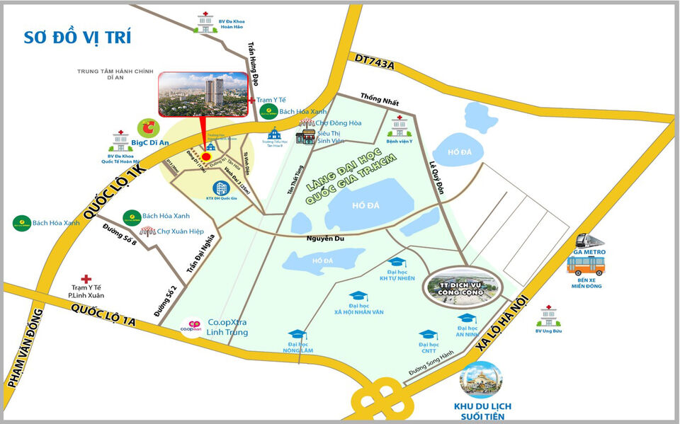 CĂN HỘ NHẬT BẢN XANH ĐẦU TIÊN TẠI THÀNH PHỐ DĨ AN