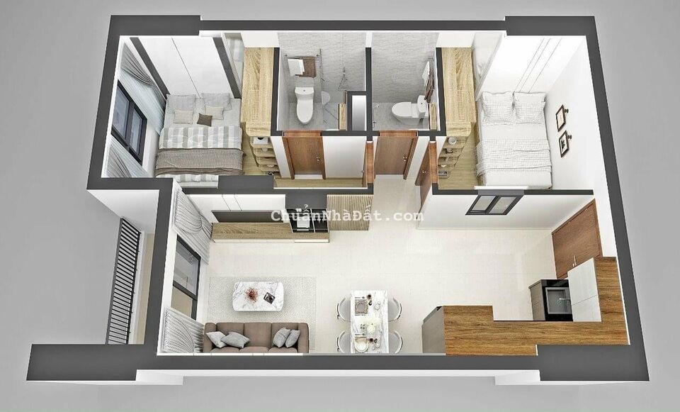 Căn Hộ Mặt AEON MALL Mặt Tiền QL13 1 Ty2 /Căn