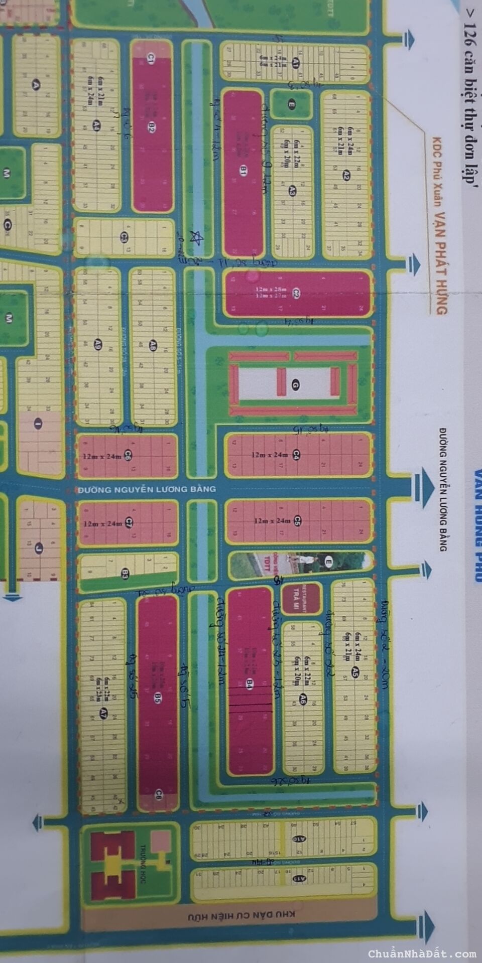 Chính chủ gởi bán nền nhà phố dự án vạn phát hưng phú xuân  giá chỉ từ 41tr/m2. Đã có sổ