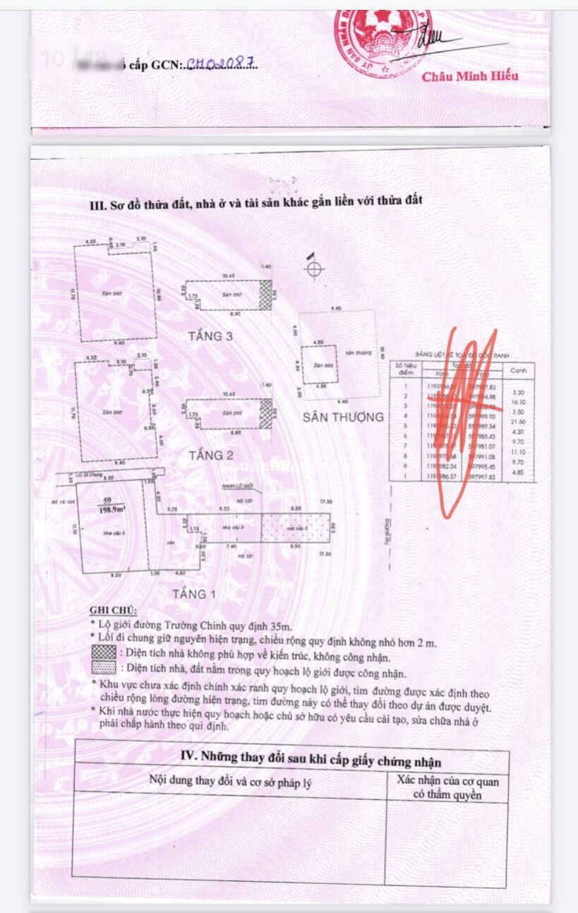 Sát Chủ kẹt tiền gửi bán gấp Căn nhà 3 lầu 1 sân, Mt đường Trường chinh, P12, Quận tân bình, SHR