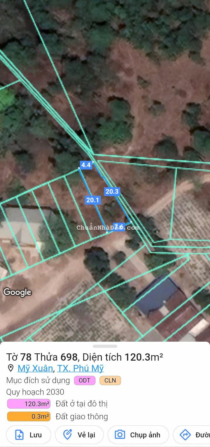 Đất siêu rẻ đặc biệt 120m2 tại Phú Mỹ, Bà Rịa - Vũng Tàu