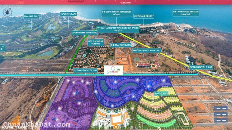 Khu đô thị mới Summer Land Mũi Né mở bán đợt 1 giá gốc f0 từ chủ đầu tư chỉ 6 tỷ