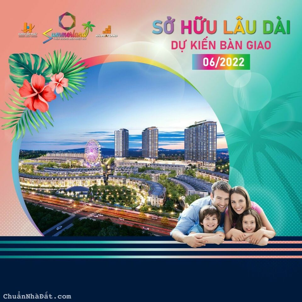 Khu đô thị mới Summer Land Mũi Né mở bán đợt 1 giá gốc f0 từ chủ đầu tư chỉ 6 tỷ