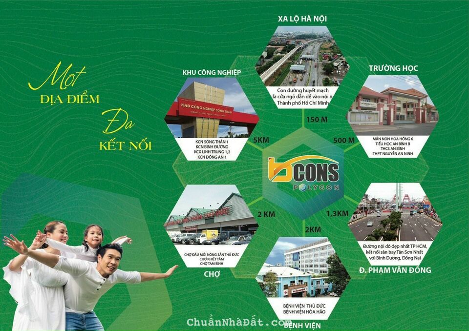 Bán CHCC MỚI VỪA RA MẶT CỦA CĐT BCONS POLYGON VỊ TRÍ ĐẸP SÁT PHẠM VĂN ĐỒNG GIÁ 1,6 TỶ