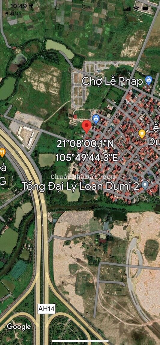 Siêu Phẩm 60m2 đất giãn dân Lễ Pháp Tiên Dương Đông Anh Đường hiện tại 5m dự kiến mở rộng 20m 