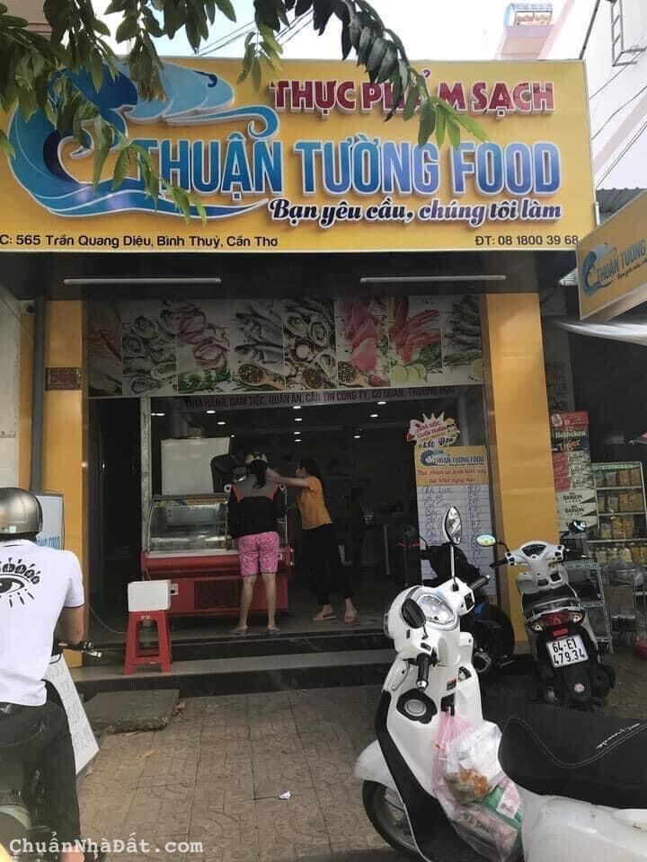 Cho thuê nhà mặt tiền: 565 đường Trần Quang Diệu, P. An Thới, Q. Bình Thuỷ, TP Cần Thơ.