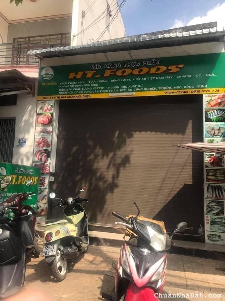 Cho thuê nhà mặt tiền: 565 đường Trần Quang Diệu, P. An Thới, Q. Bình Thuỷ, TP Cần Thơ.