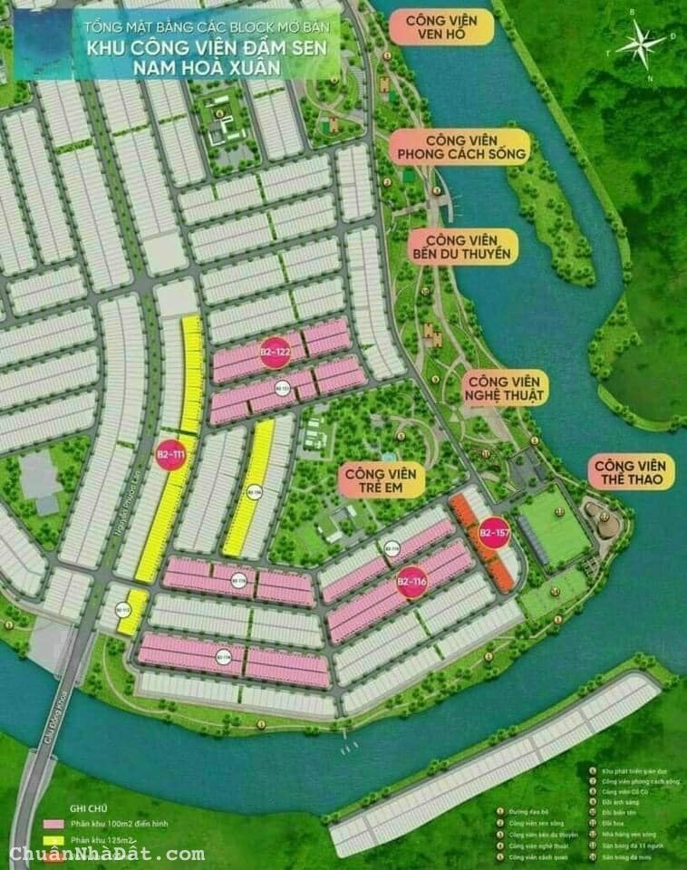 Sun Group ra hàng đất nền KĐT Nam Hòa Xuân, Đà Nẵng, CK lên tới 8%. vay 70%, không lãi gốc 12 tháng