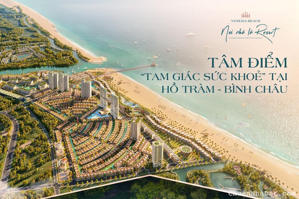 Mở bán đợt 1 siêu phẩm biệt thự biển Venezia Beach Hồ Tràm sở hữu lâu dài: 092 789 4555