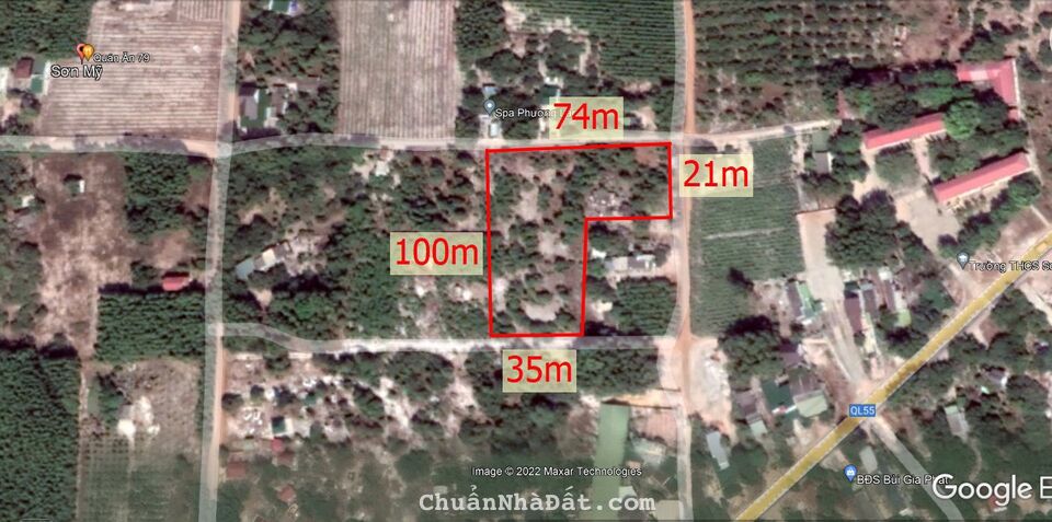 Bán Lô góc 3 mặt tiền nằm trục đường Số 8 thôn 1 Sơn Mỹ