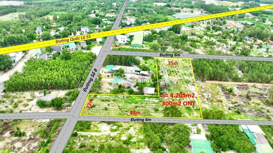 Bán Lô góc 3 mặt tiền nằm trục đường Số 8 thôn 1 Sơn Mỹ