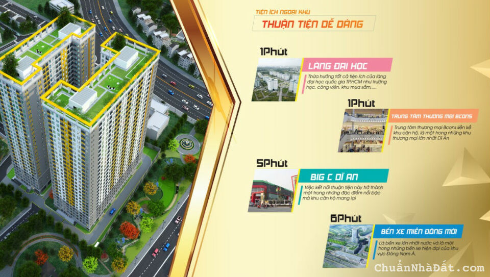 Bán căn hộ Bcons Plaza 51m2 giá 1ty730 (bao phí )