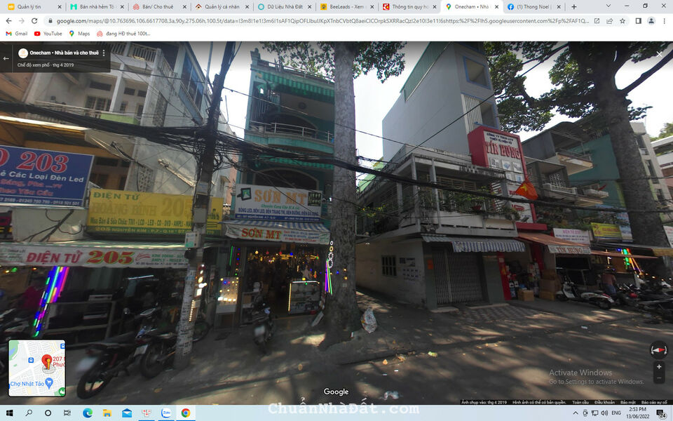 Bán nhà MT góc Nguyễn Kim,p7-q10,DT:5x11=53m-20 ty.TL