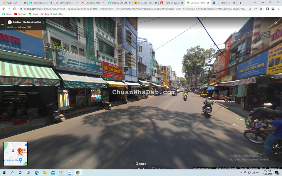 Bán nhà MT góc Nguyễn Kim,p7-q10,DT:5x11=53m-20 ty.TL